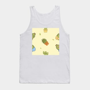 Cute Cactus Kawaii Pattern Tank Top